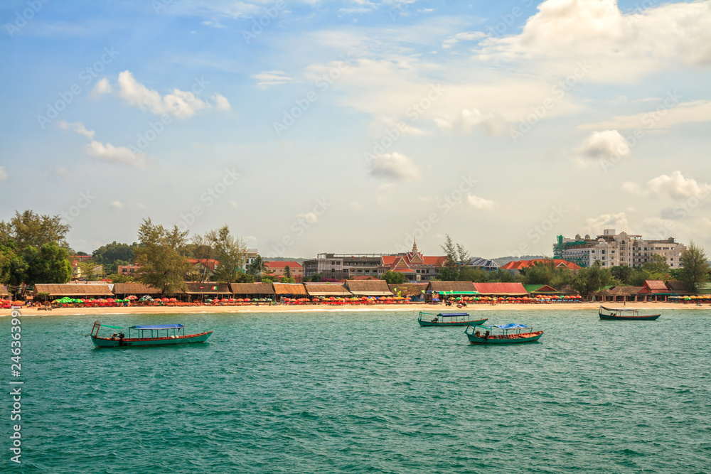 Sihanoukville, view from sea
