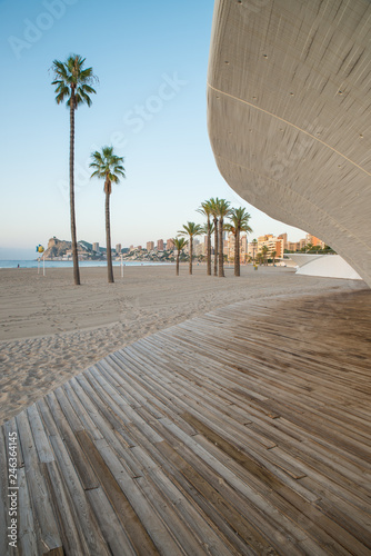 Benidorm beach promenade photo