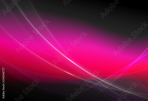 Pink background with smooth thin lines and a gentle veil.