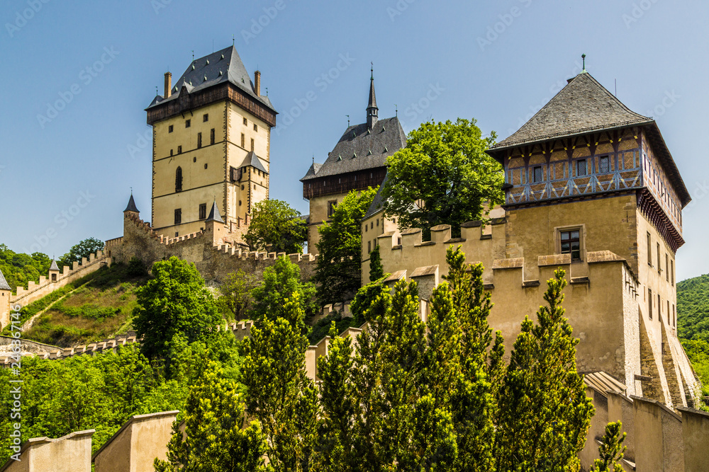 The Fortress Of Karlstejn Czech Republic