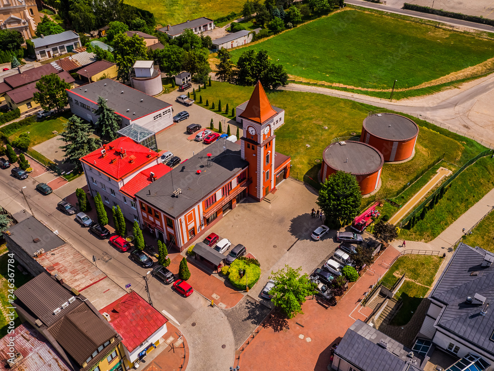 Warka Miasto ujęcia powietrzne