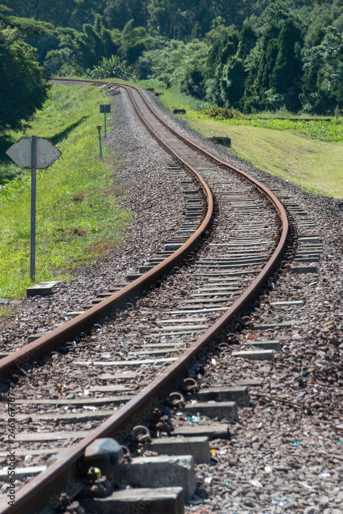 Obraz premium A railway line