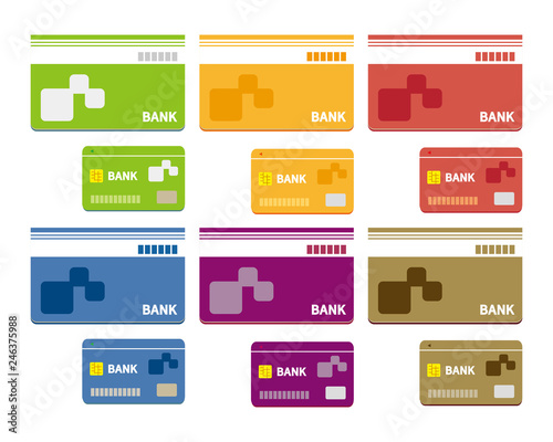 キャッシュカード　クレジットカード　CARD　銀行　通帳　アイコン