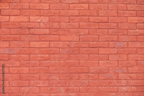 Red brickwork background