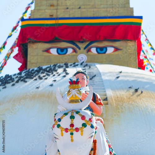 Boudhanath - Bauddhanath Stupa, Kathmandu Valley, Nepal, Asia, Unesco World Heritage Site photo