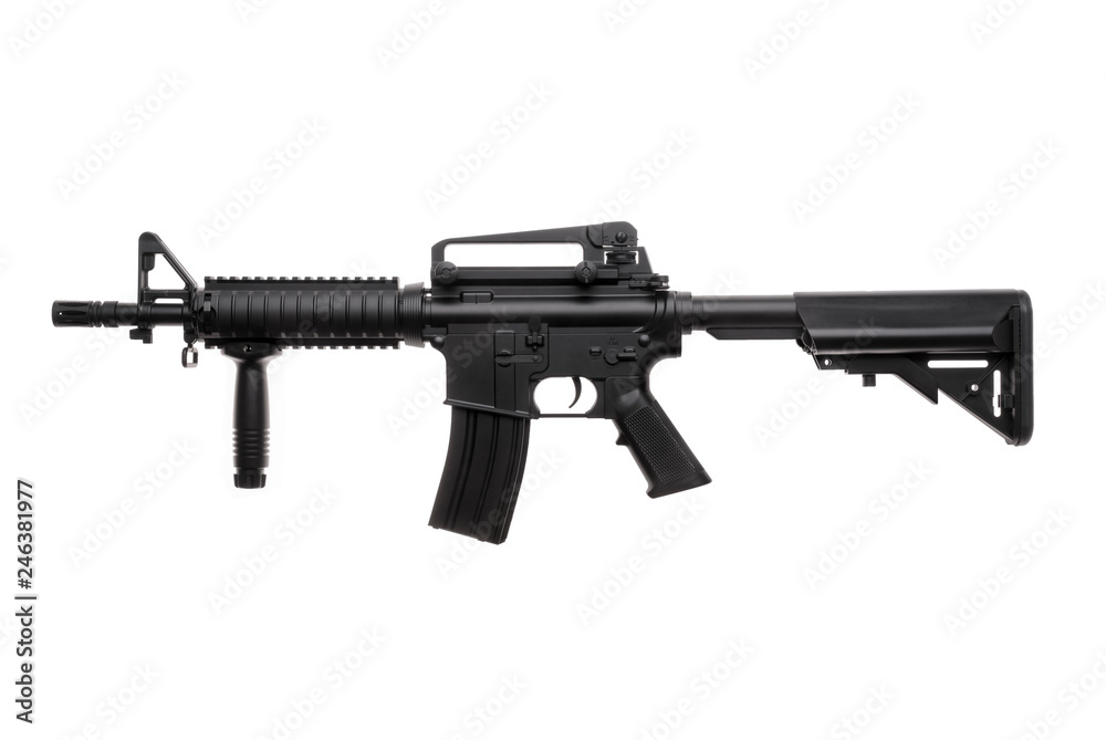Large picture of an isolated weapon AR-15
