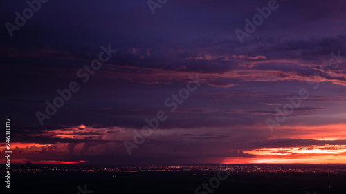 colorful clouds at sunset