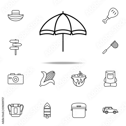 chaise-longue icon. Camping icons universal set for web and mobile