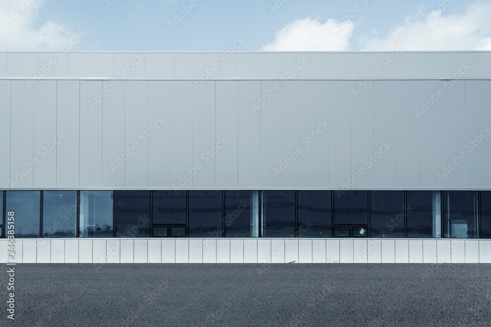 Modern factory buildings and logistics warehouses.. Modern factory buildings and logistics warehouses..