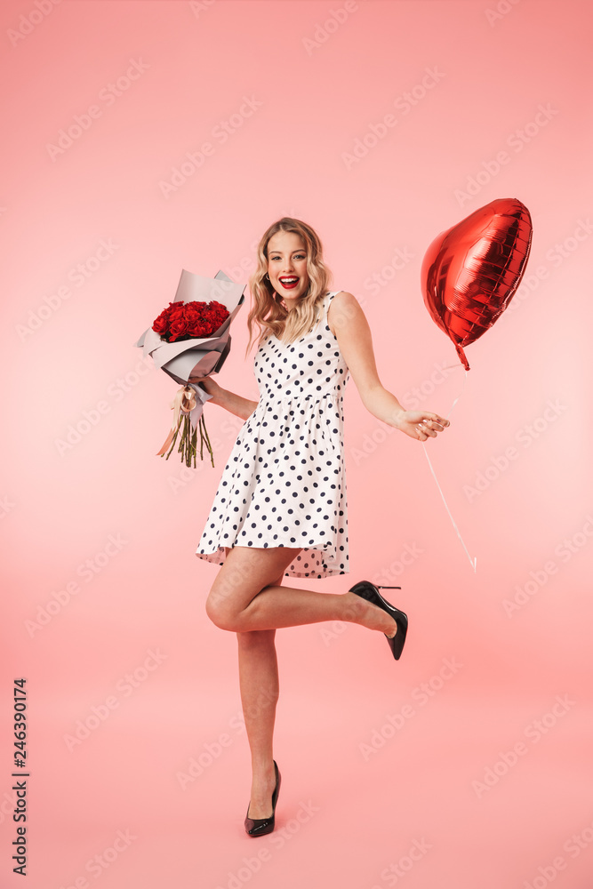 Full length portrait of a beautiful young blonde woman Full length portrait of a beautiful young blonde woman