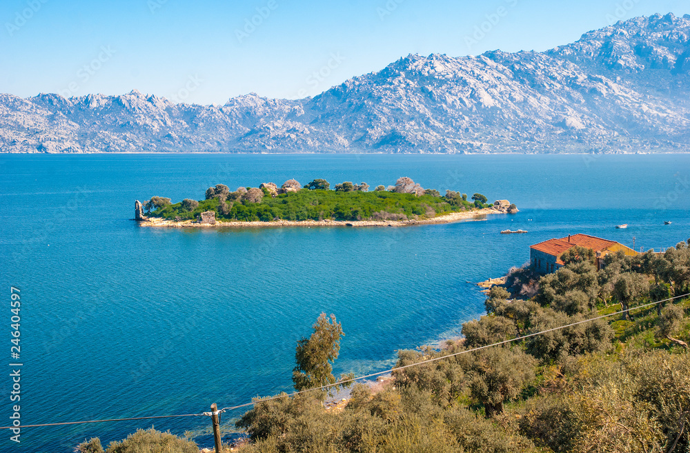 Lake Bafa in Turkey