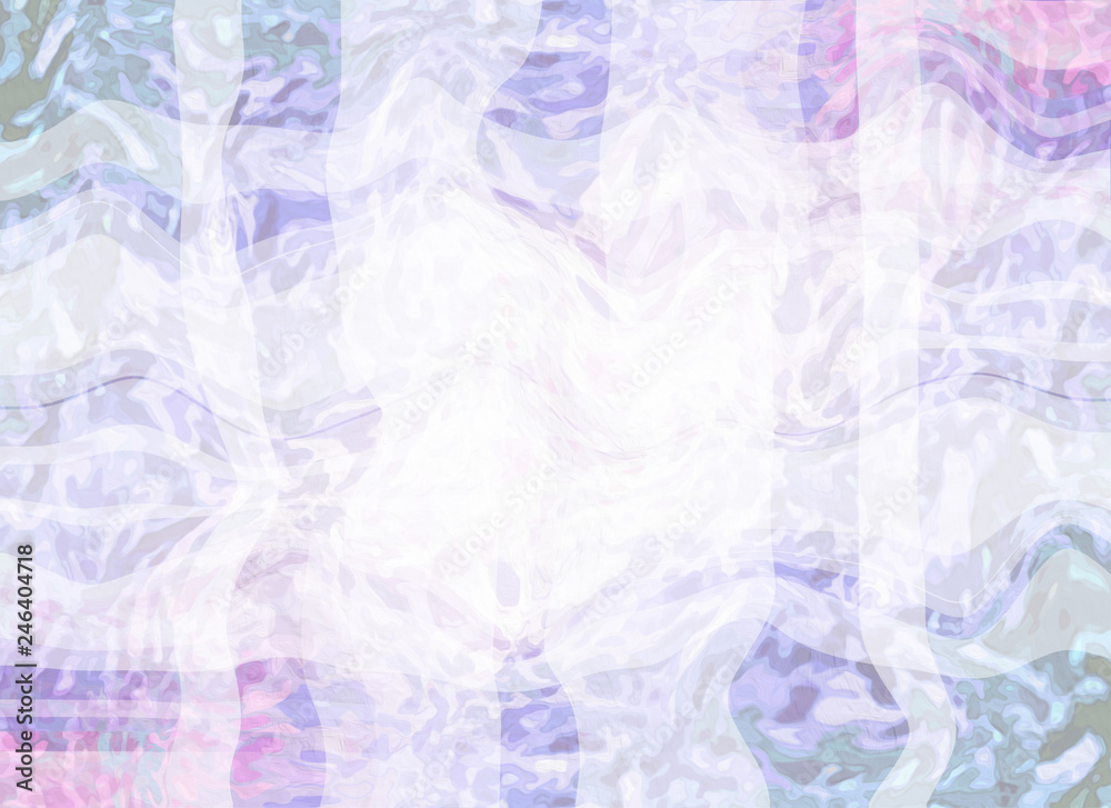 Obraz premium Lines Graphic Colorful Soft Pastel Abstract Background with round brush waves and shades