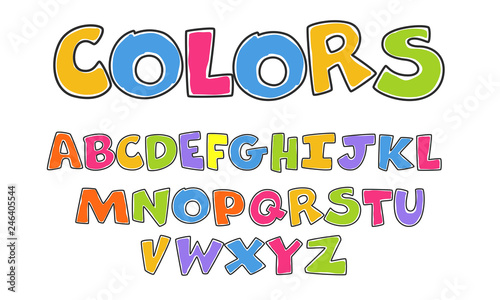 Kids Colorful Alphabets