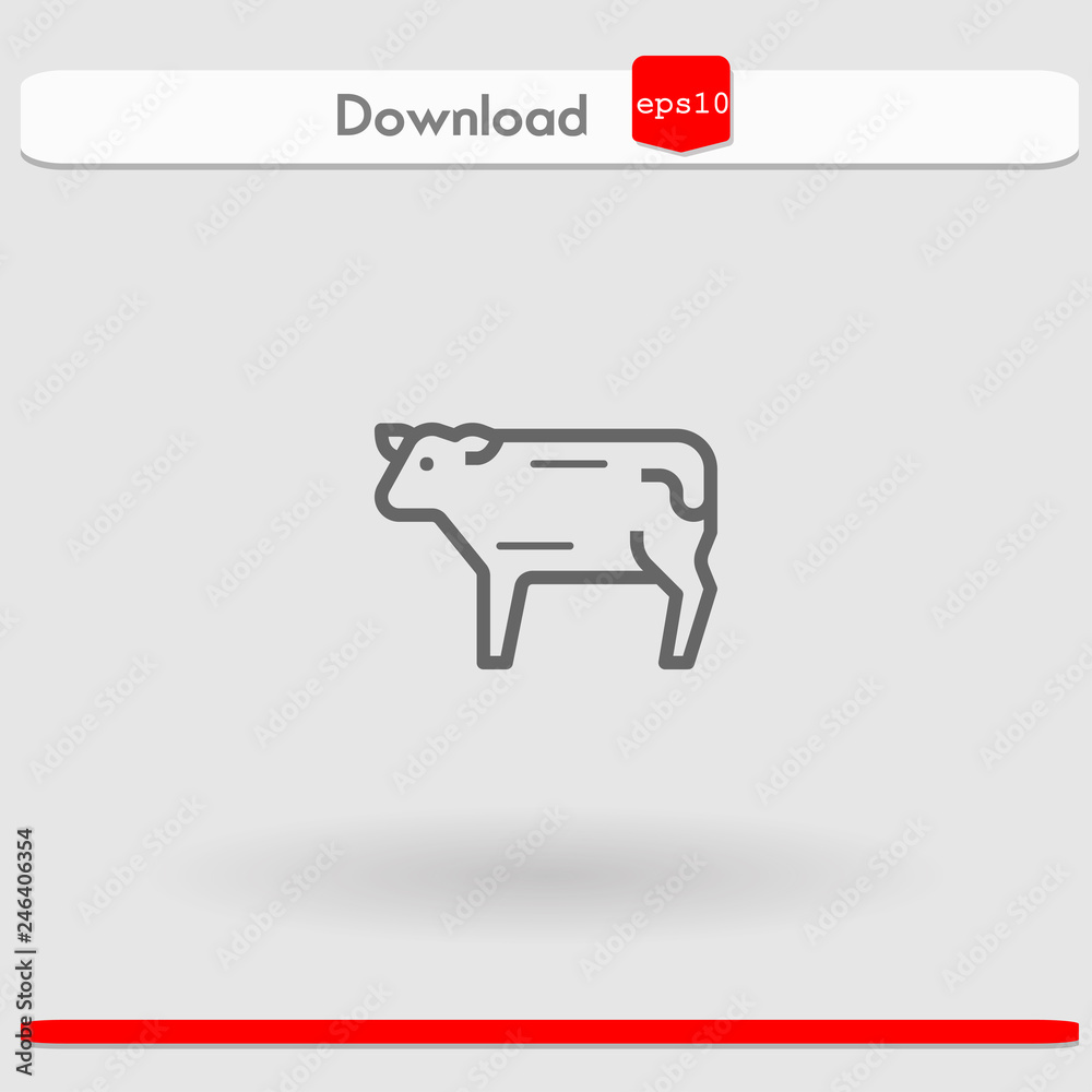 cow vector icon cow vector icon