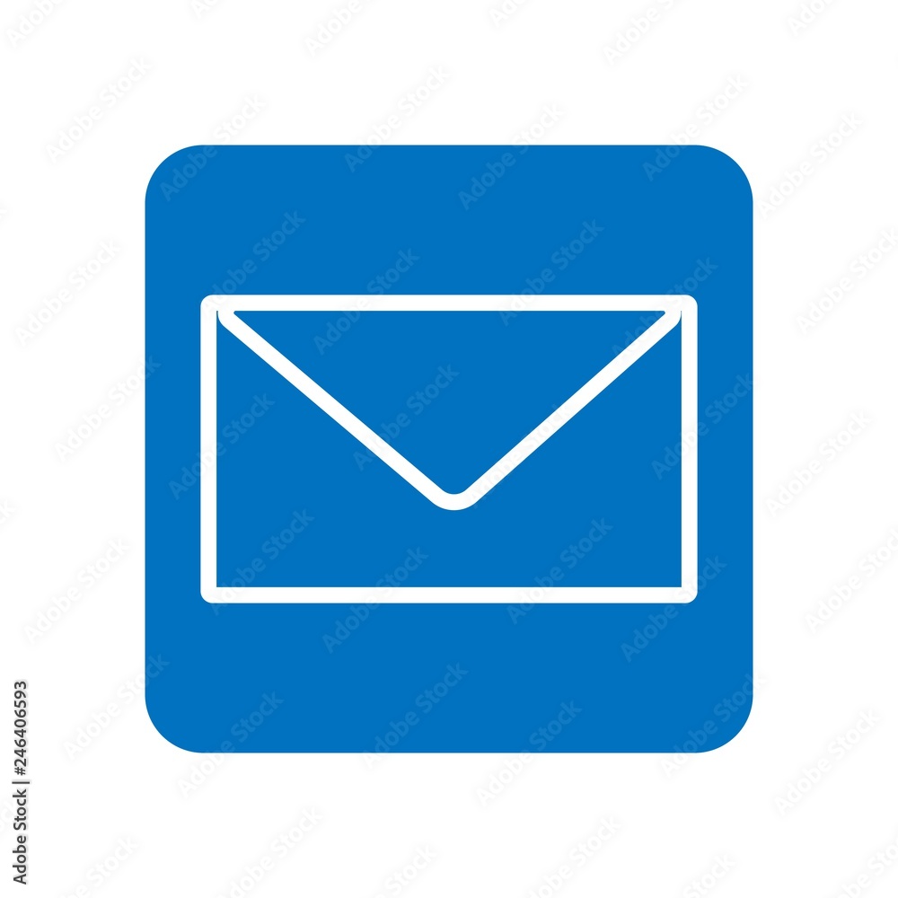 Email icon. E-mail symbol flat vector graphic illustration isolated Email icon. E-mail symbol flat vector graphic illustration isolated
