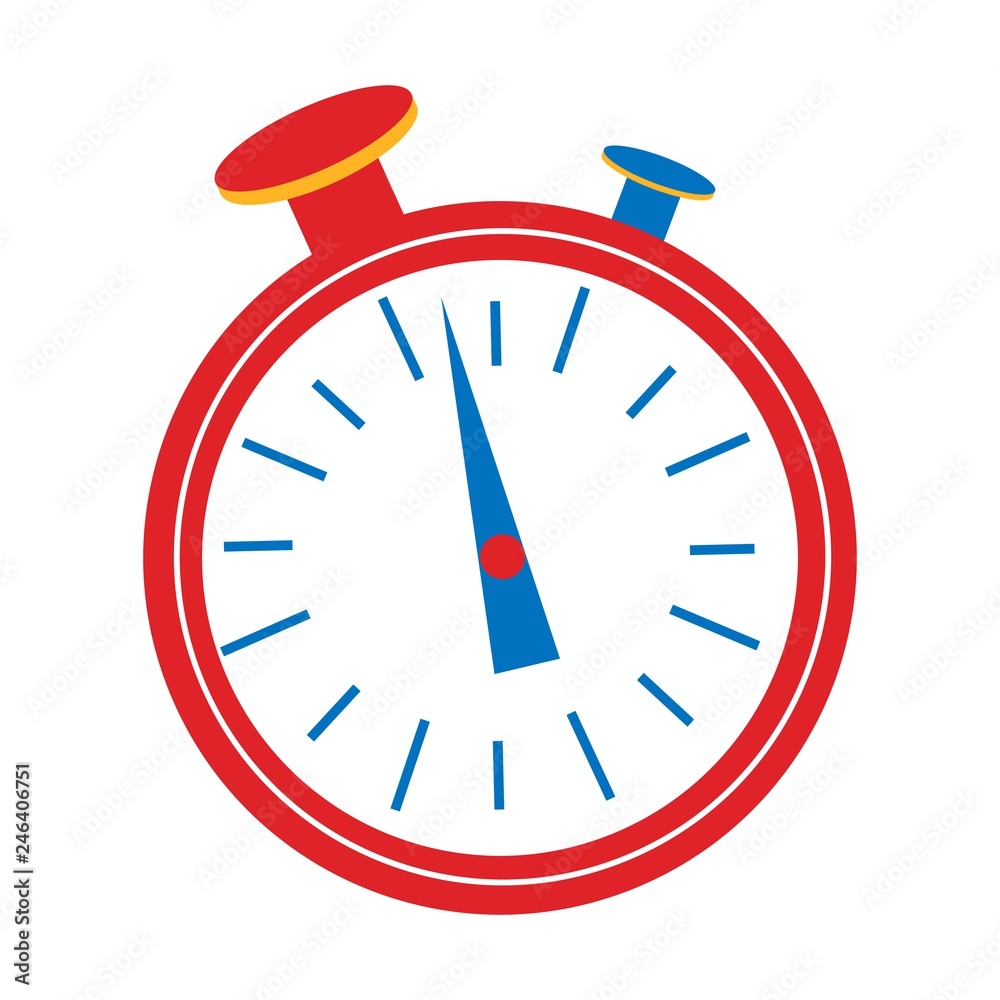 Clock Timer graphic design. Start, finish. Time management. Stopwatch Clock Timer graphic design. Start, finish. Time management. Stopwatch
