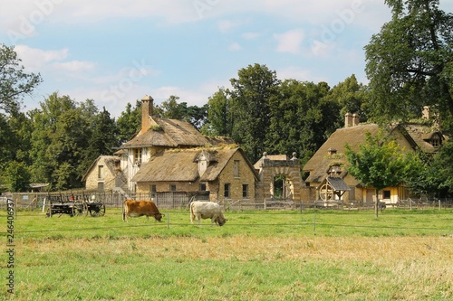 The Queen’s Hamlet, versailles, france, farm, Marie-Antoinette, rural architecture, cottage, house, architecture, building, home, old, landscape, grass, ancient, country, village, nature,,