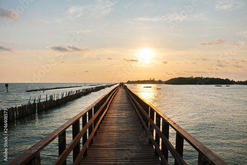 Fototapeta Naklejka Na Ścianę i Meble -  Thailand coastal bridge 