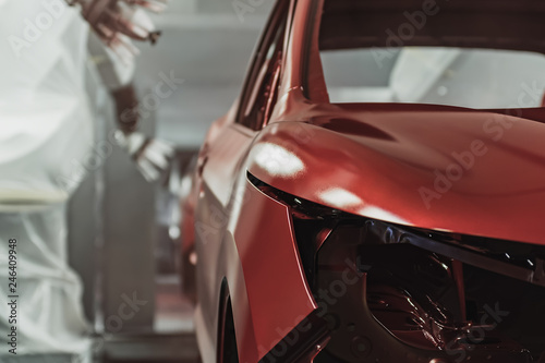 Production line of automobile plant, painting shop