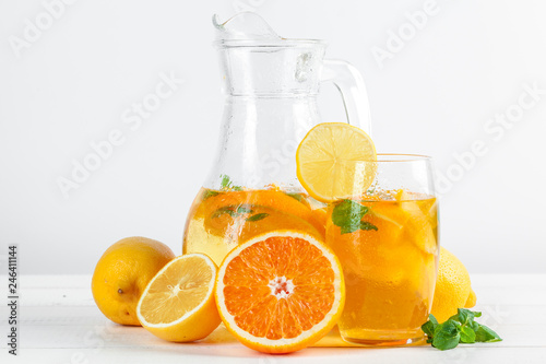 Citrus lemonade summer drink.