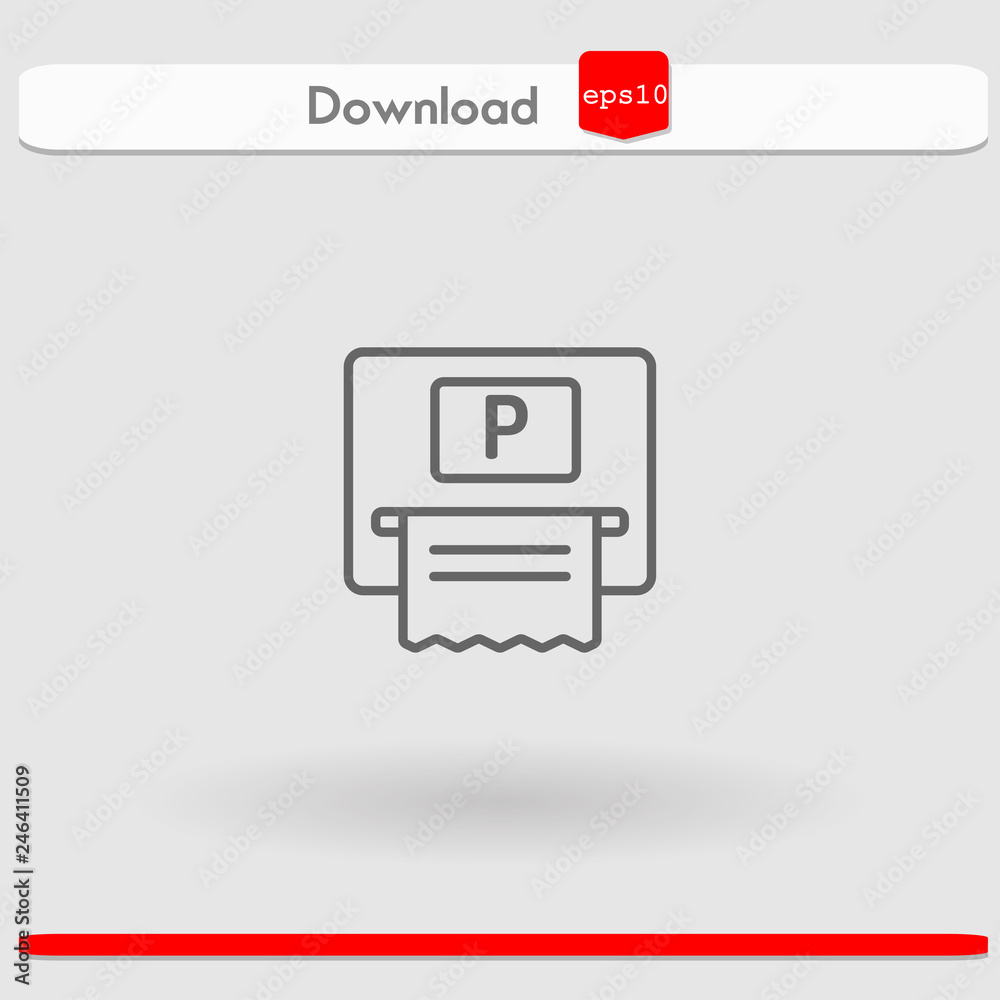 parking vector icon parking vector icon
