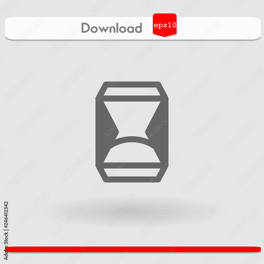 hourglass vector icon hourglass vector icon