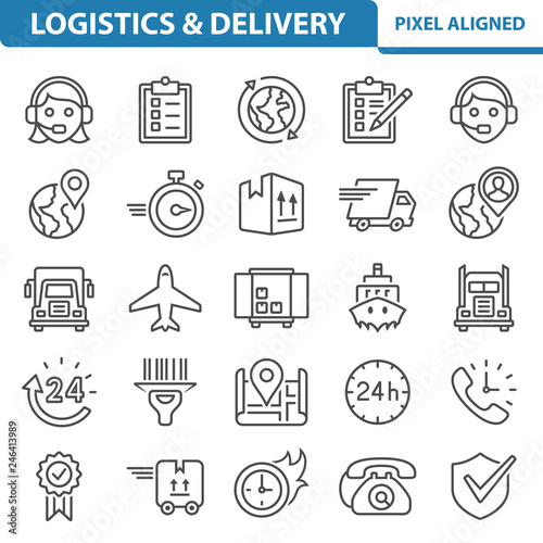 Logistics & Delivery Icons