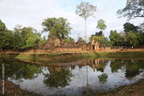le temple Banteay Srei d'Angkor au Cambodge