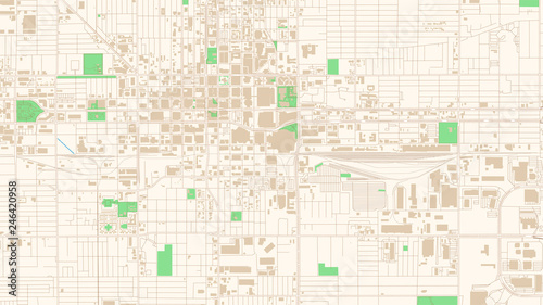 Street map of Phoenix, Arizona