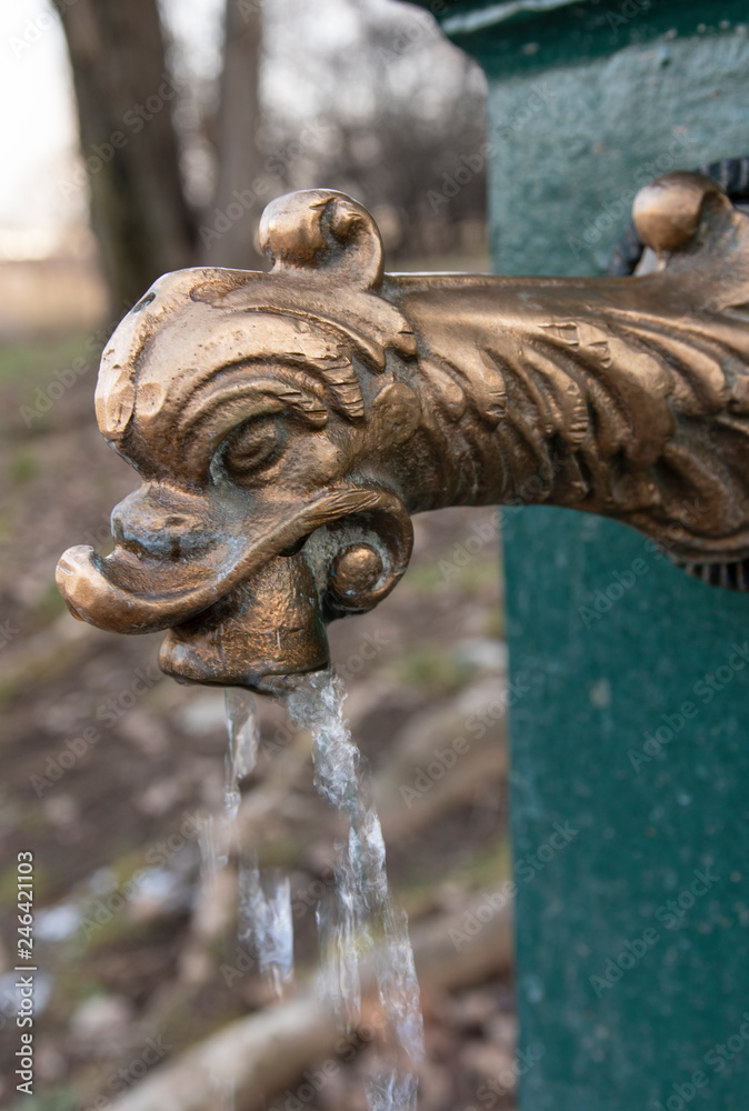 Fountain of the widow or green dragon, Milan
Fountain of the widow or green dragon, Milan
