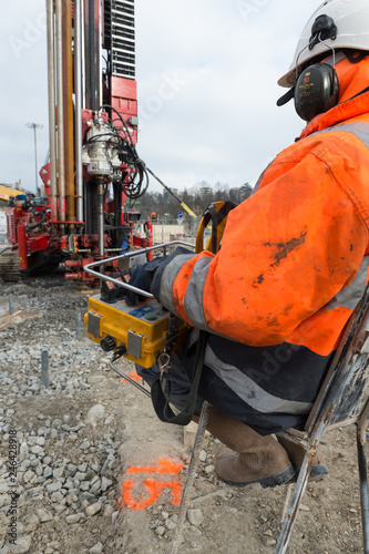 conducteur de machine photo