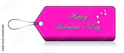 Happy Valentine day, Label love tag