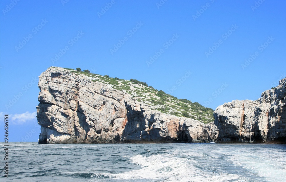 cliffs in N.P. KOrnati, Croatia