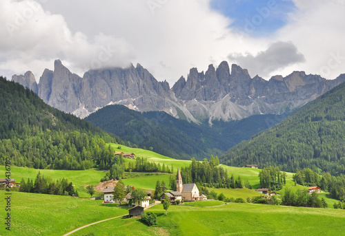 Summer mountain landscape  Dolomites  Italy