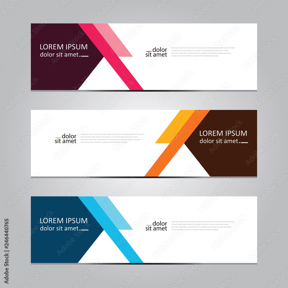 Vector abstract geometric design banner web template. Banner background.modern template design Vector abstract geometric design banner web template. Banner background.modern template design