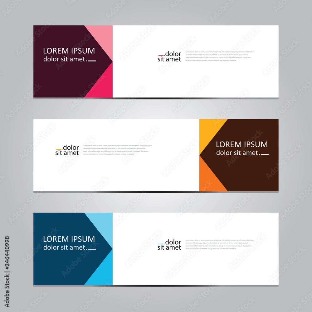 Vector abstract geometric design banner web template. Banner background.modern template design Vector abstract geometric design banner web template. Banner background.modern template design