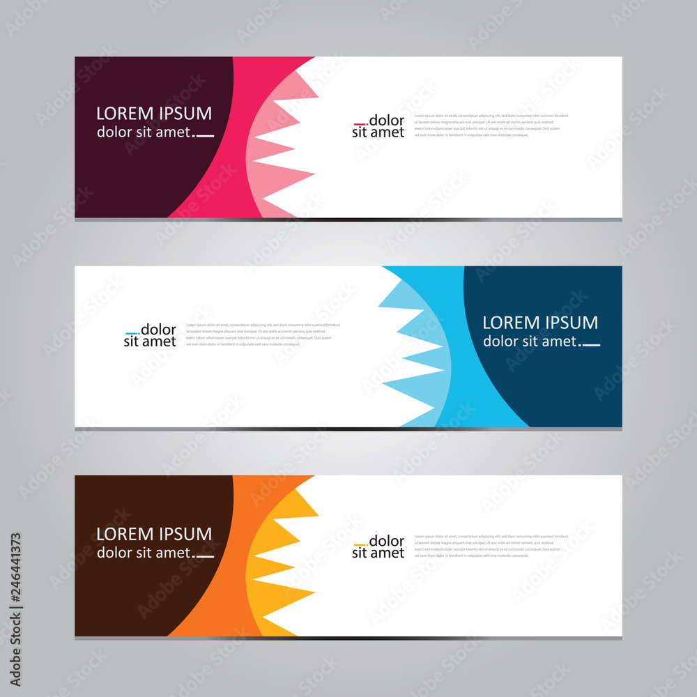 Vector abstract geometric design banner web template. Banner background.modern template design Vector abstract geometric design banner web template. Banner background.modern template design