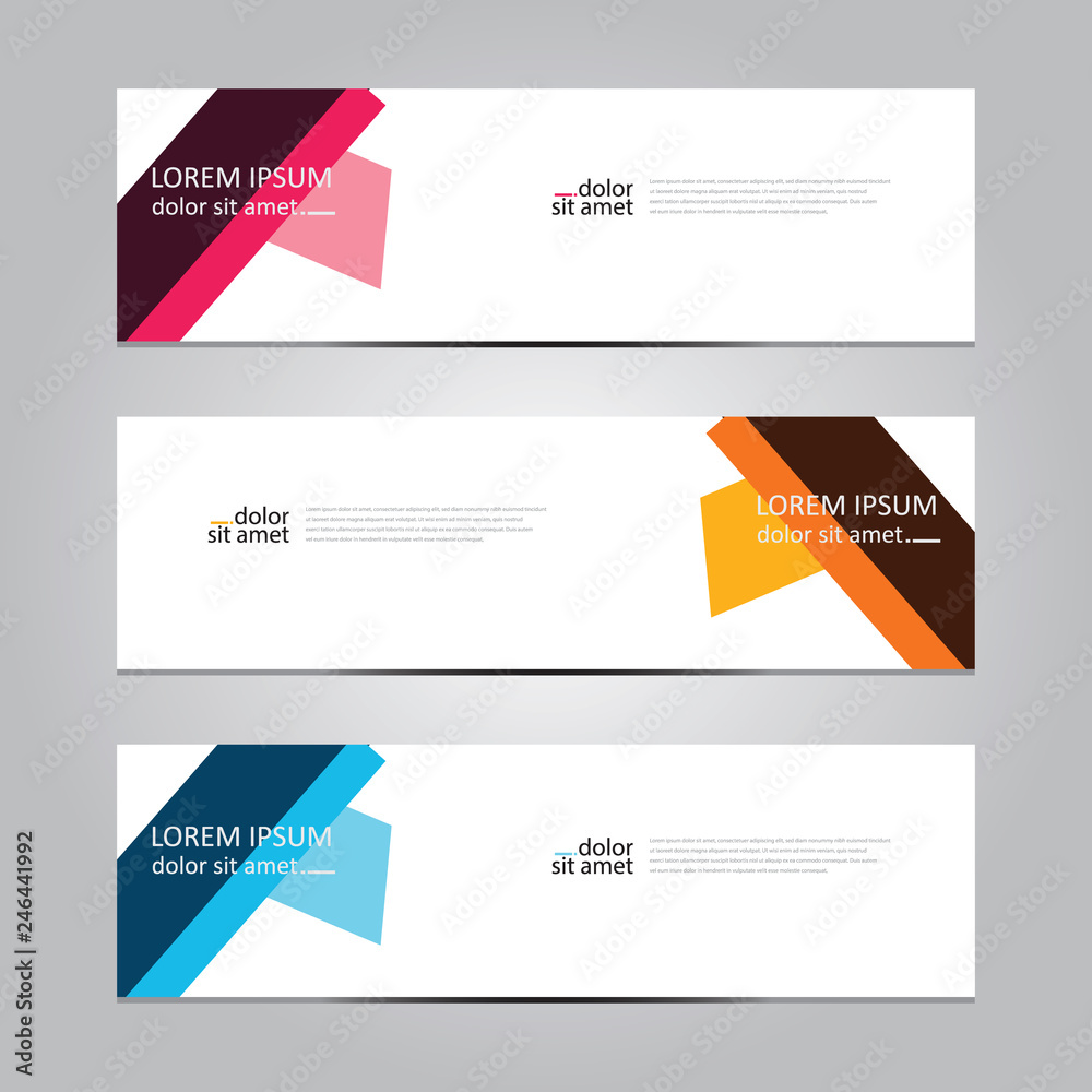 Vector abstract geometric design banner web template. Banner background.modern template design Vector abstract geometric design banner web template. Banner background.modern template design