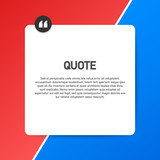 Quote background . Creative Modern Material Design Quote template. Vector illustration.