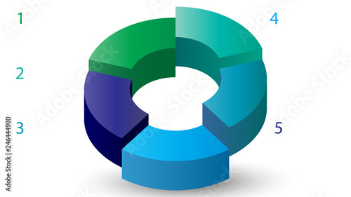 Empty infographic vector template. Infographic vector design
