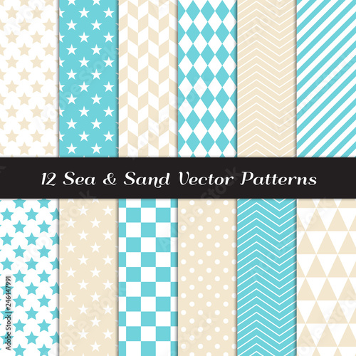Sea and Sand Color Geometri...