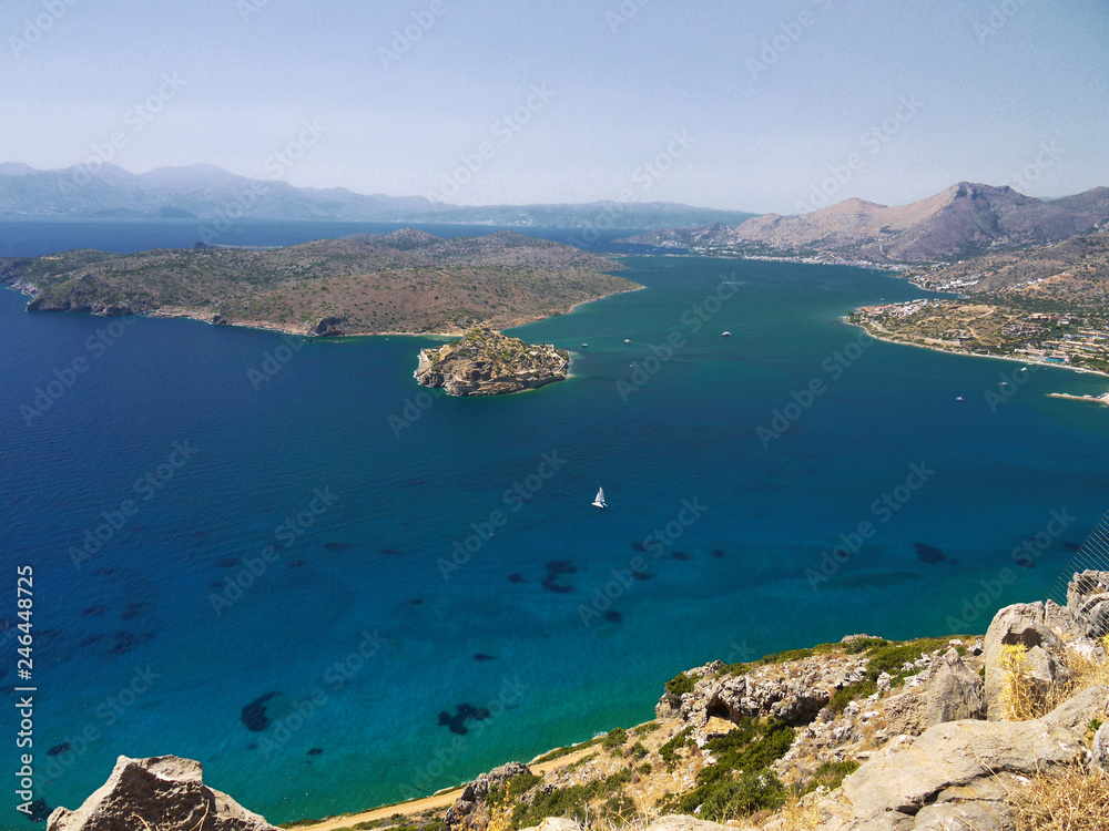 Island of Spinalonga, Bay of Elounda, Crete