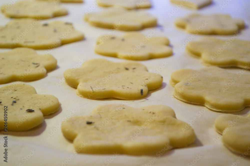 Cooking sweet cookies. Homemade cookies. Cooking sweet cookies. Homemade cookies.