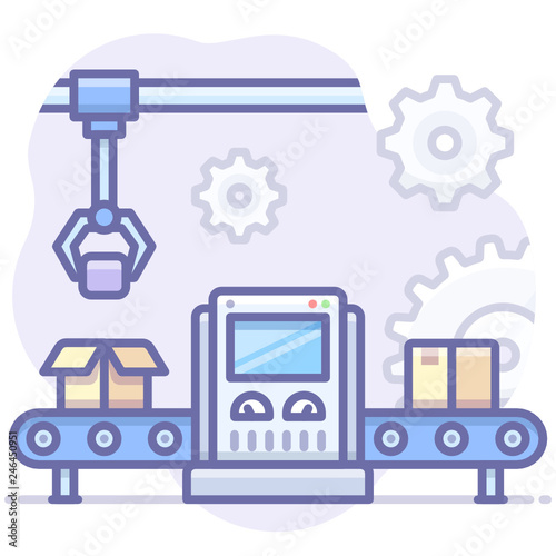 conveyor factory product 