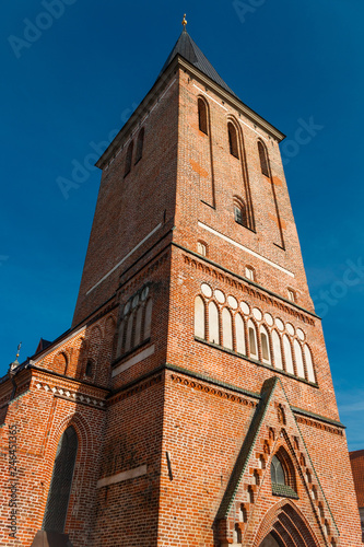 Jaani kirik (St. John's Church) in Tartu, Estonia, is a gothic lutheran church, the famous landmarks of the city of Tartu