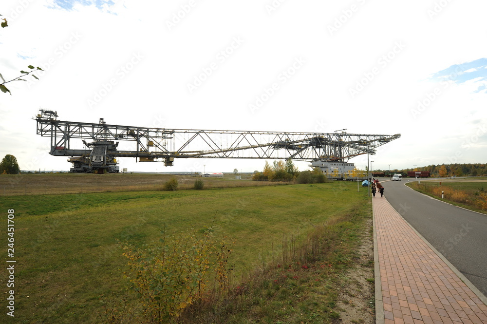 Fototapeta premium Besucherbergwerk Förderbrücke F60