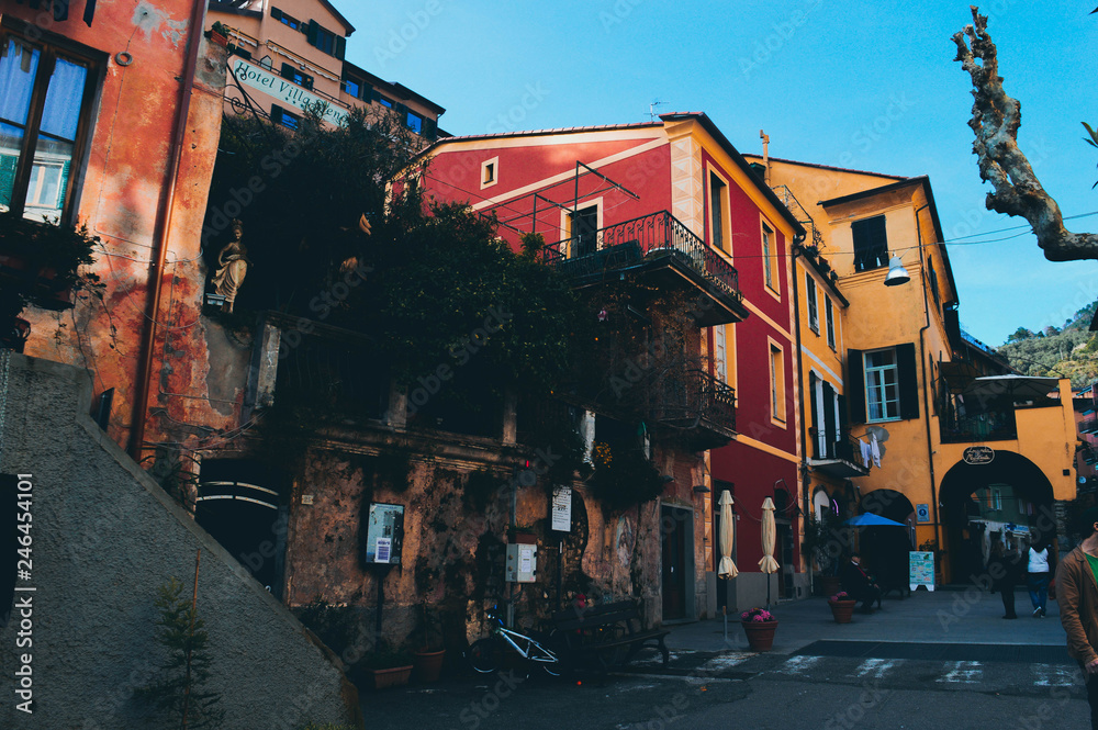 street in old town of italy