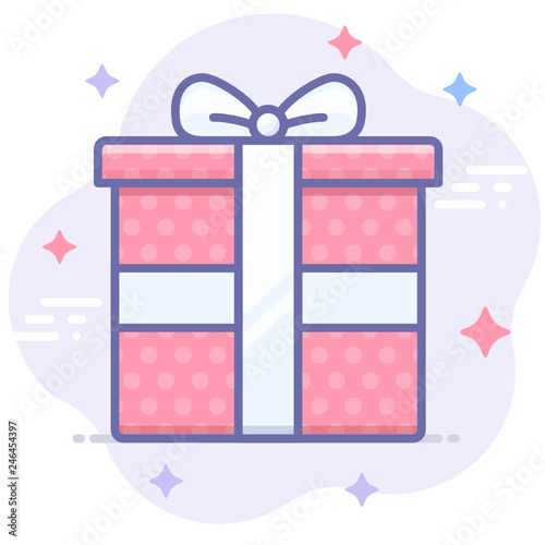 present gift box surprise