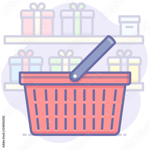shopping basket cart 