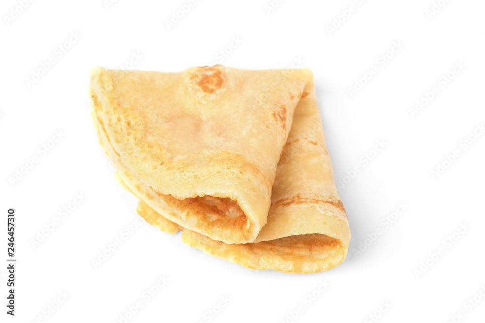 Fototapeta premium Pancakes isolated on white background.